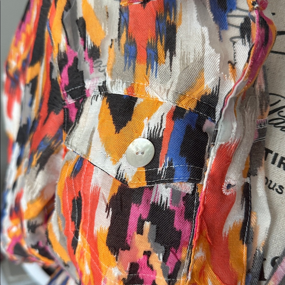 Ruby Rd. Multicolor Abstract Shirt - image 2